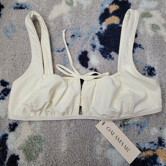 Galamaar Chemise Bra In Crema size S NWT - Picture 4 of 6